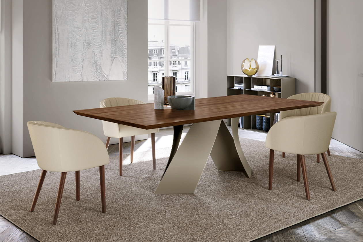 Modern Twist Wooden Top Table | EForm