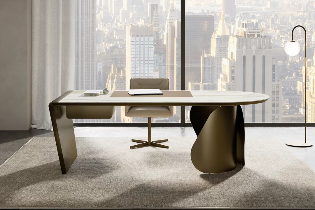 ONDA DESK_ceramic top
