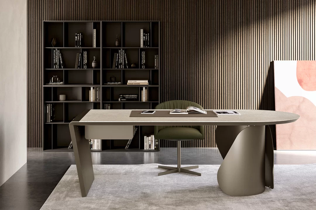 ONDA DESK_ceramic top