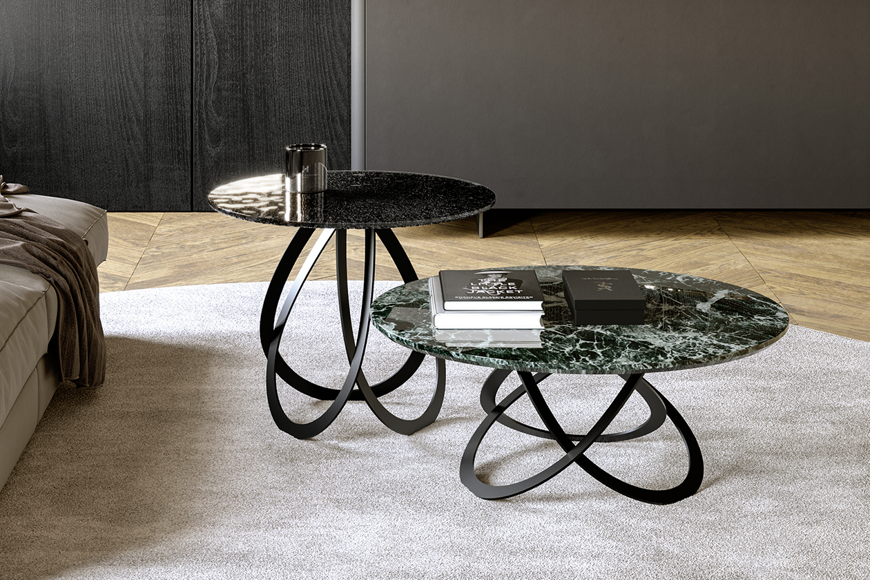 Table Basse Febe Raffinée Plateau Bas Céramique | Eforma