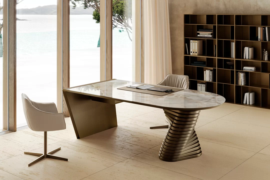 ROTOLO DESK_ceramic top