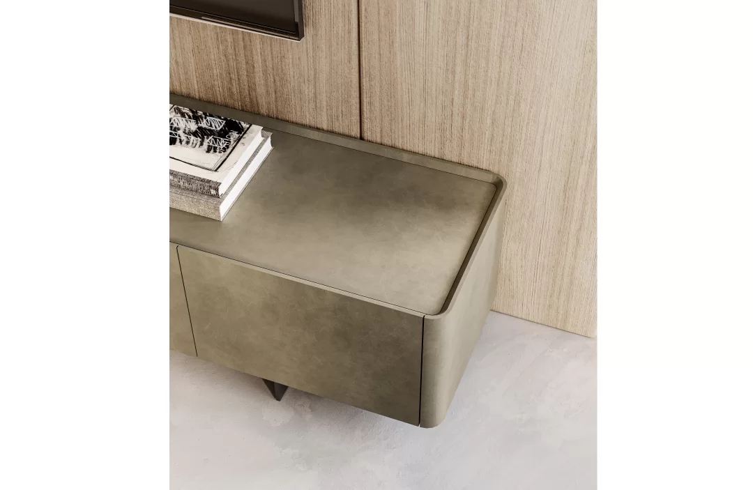 ALMA TV UNIT lacquered, brushed