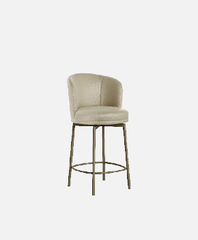 GINGER STOOL_4 gambe metallo